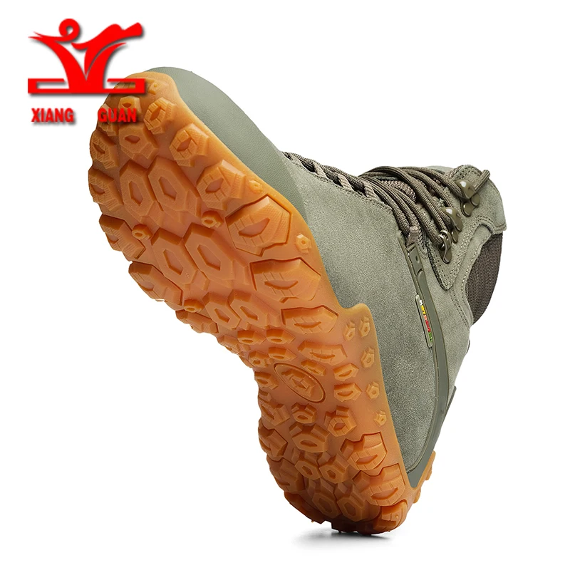 XG 2022 Outdoor Sports Tactical Boots Waterproof Military boots High Top Hiking Shoes Men Wear-Resistant Camping Sneakers men