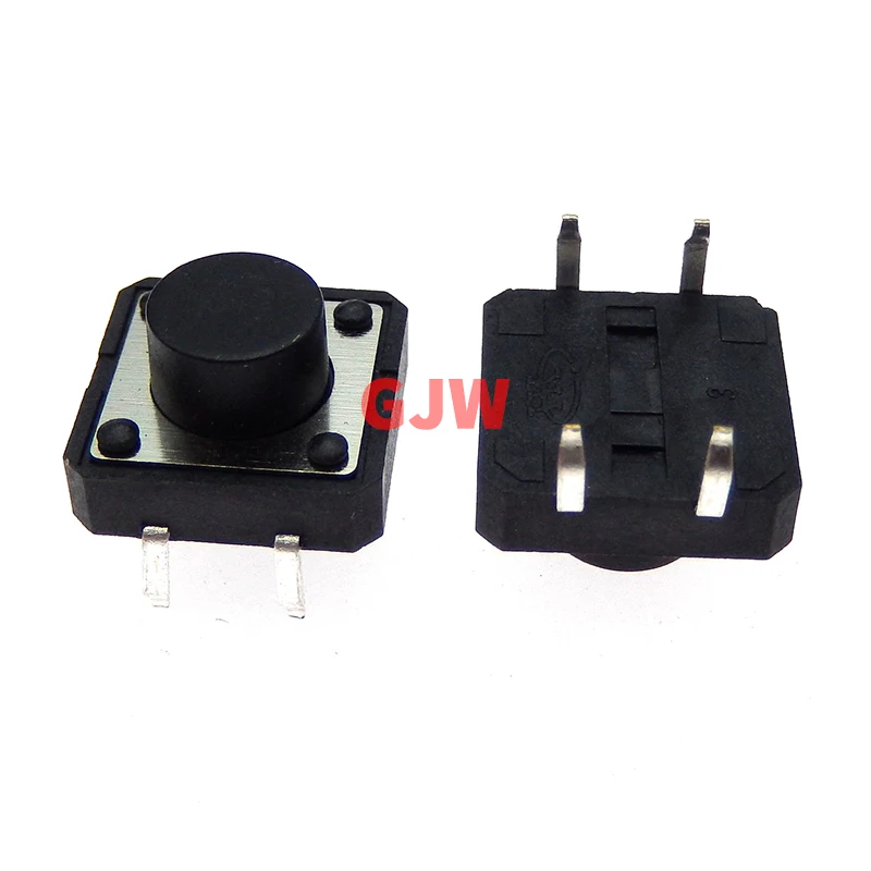 20PCS 12X12x7mm 4PIN dip TACT push button switch Micro key power tactile switches 12x12x7 12*12*7MM Light touch