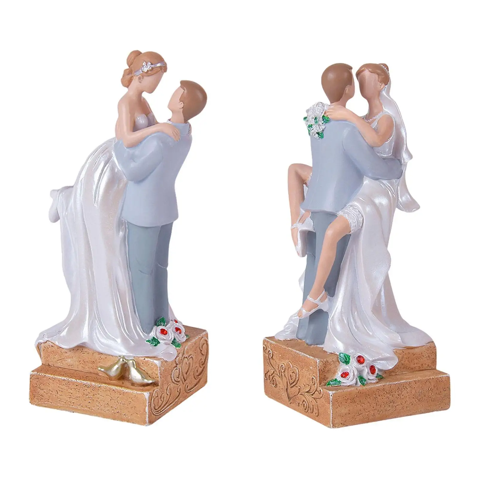 

Wedding Cake Topper Resin Collectible Cake Decoration for Anniversary Party