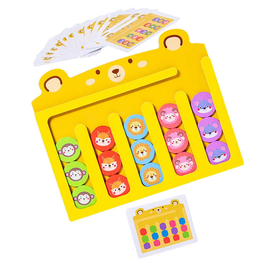 1Set Sortierbrett aus Holz, pädagogisches Matching-Spiel für Kleinkinder, Farbformerkennung, Vorschule, Denken, Entwicklung, Lernen