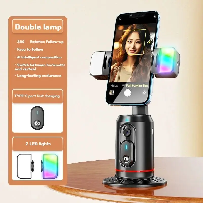 FANGTUOSI Nuovo Bluetooth Selfie Stick Led Treppiede con luce di riempimento con otturatore remoto wireless per iPhone 15 Smartphone Android IOS