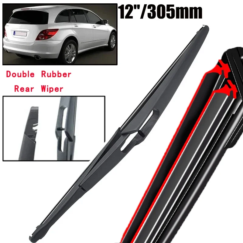 

Car Wiper 12" Rear Wiper Blade For Mercedes-Benz R-Class W251 2005 - 2017 Windshield Windscreen Tailgate Window Rain Brush