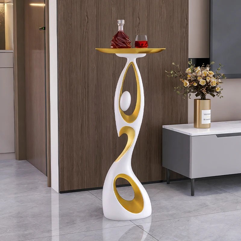 Modern Minimalist Corner Table Creative Living Room Sofa Side Table Small Home Coffee Table Artistic