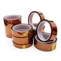 3mm - 50mm 3D Printer Parts High Temperature Resistant Heat BGA Kapton Polyimide Insulating Thermal Insulation Adhesive Tape