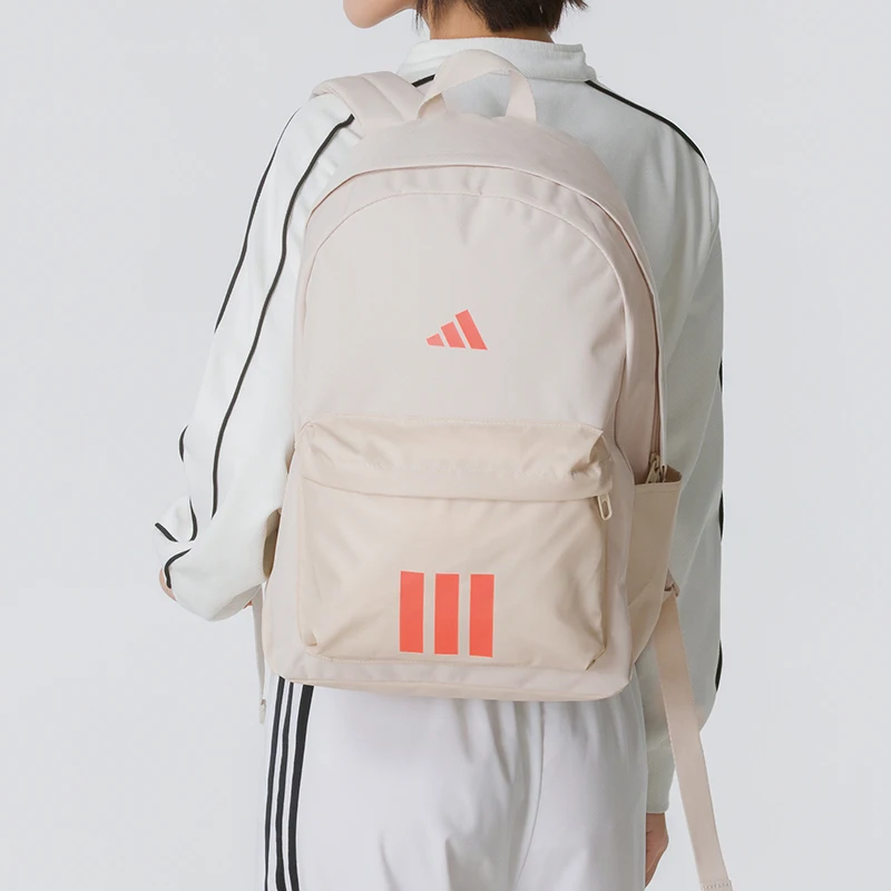 Adidas Sportswear Large-Capacity Practical Everyday Versatile Travel Portable Fabric Backpack Unisex Couple Style Le5952