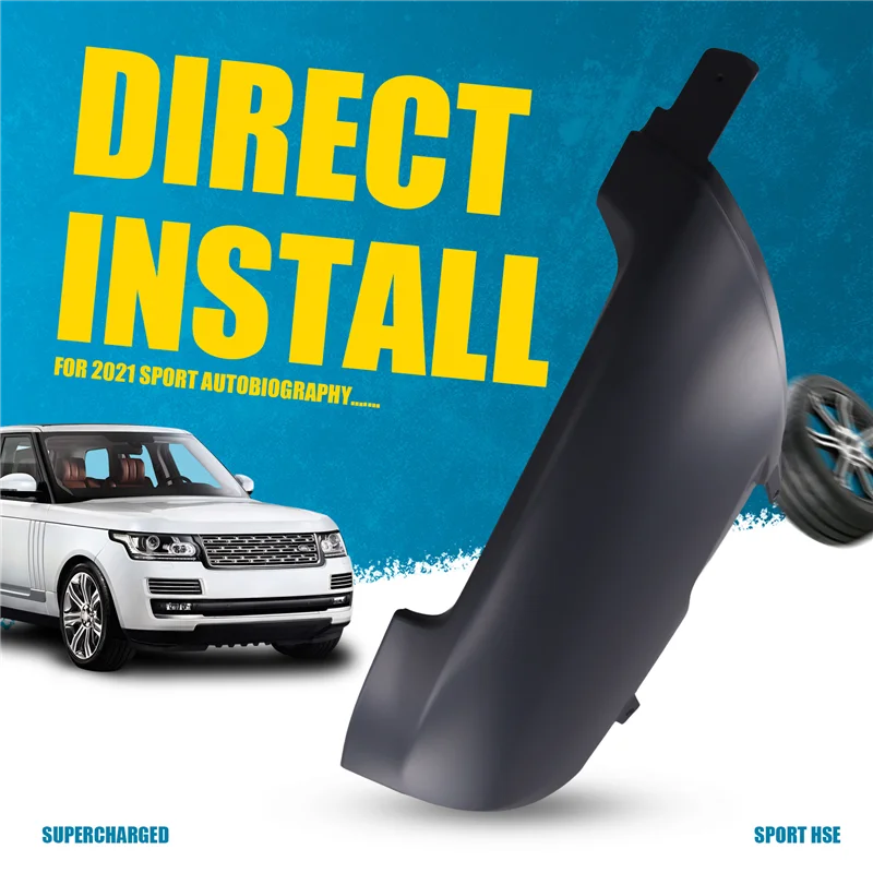 

Bumper Cover Fascia Front Bar Wrap Angle For Range Rover Hand Sport