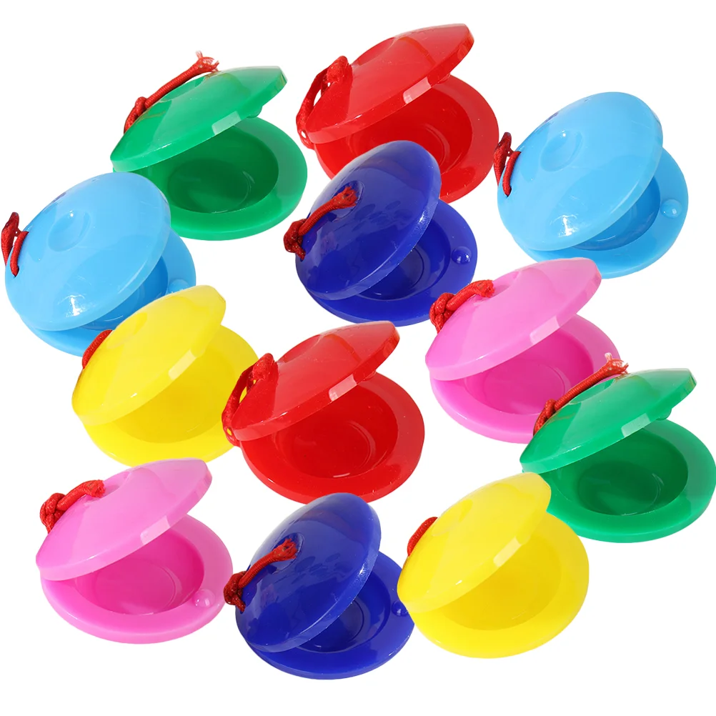 Castanets Rhythm Instrument Plastic Lunch Board Toddler Toys Preschool Musical Instruments