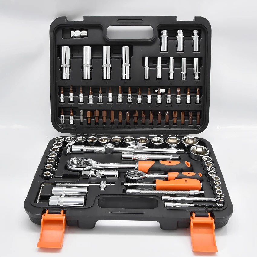 

HZ-61094A auto repair tools ratchet wrench spanner set hand tools combination of tools Automobile socket wrench set