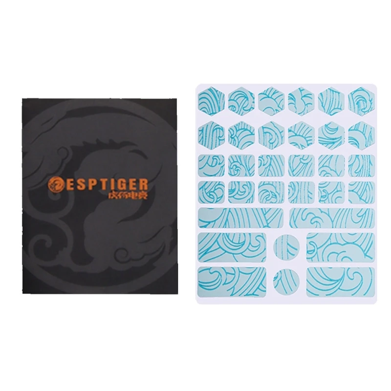 Esptiger DIY 수제 마우스 그립 테이프 사이드 스티커 게임용 마우스 미끄럼 방지 테이프