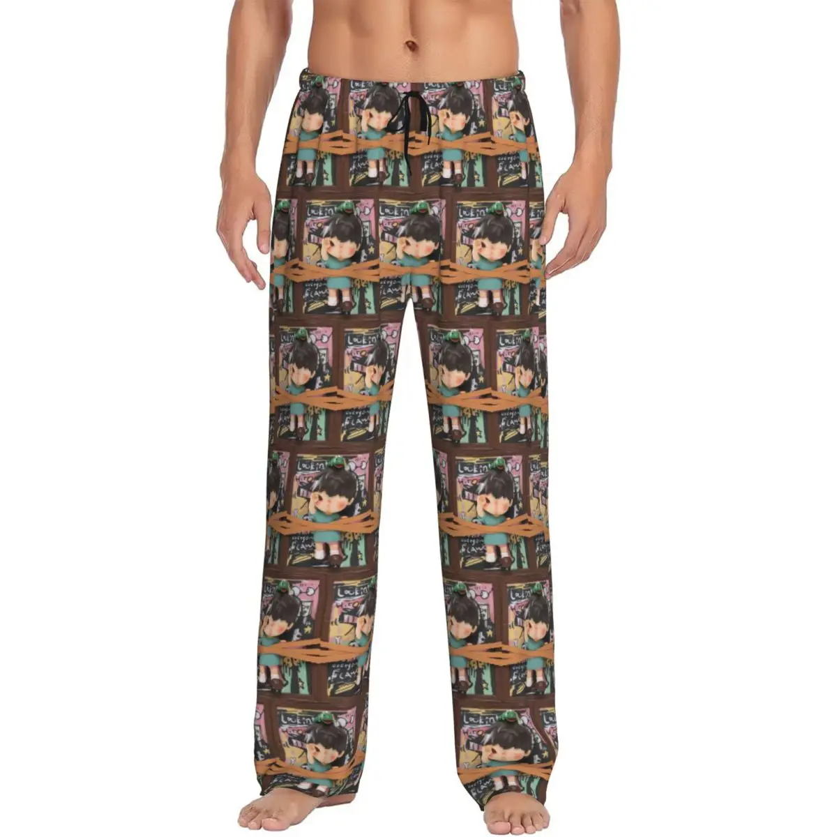 

Изготовленные на заказ пижамные штаны Hirono Seeing, мужская одежда для сна, штаны для сна с карманами