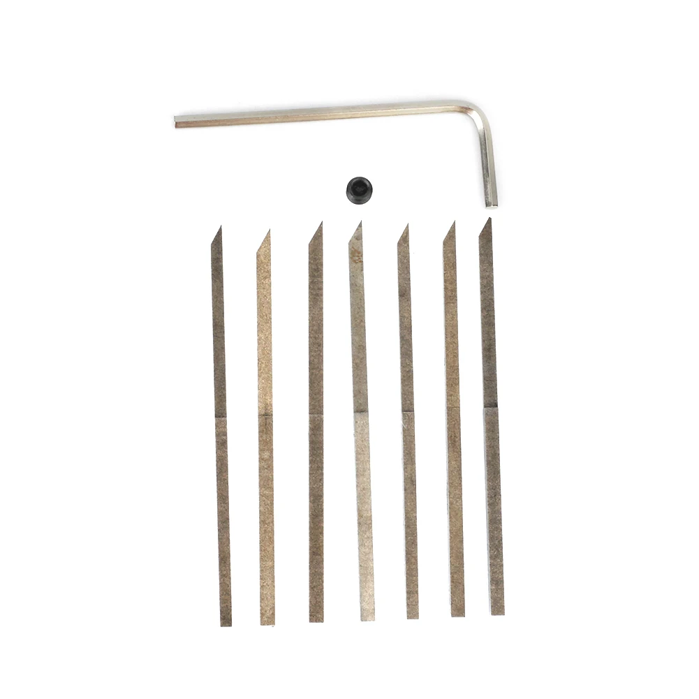 for prime Model Scriber W/ Blade Resin Carved Scribe Line Hobby Cutting Tool Chisel + 7 Blade Tools For RC Car / Repair