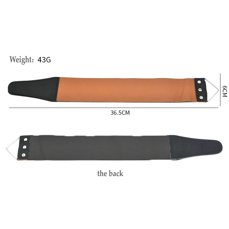 1 pçs men shaving couro correia da lona barbeiro cortador de navalha em linha reta barbeiro tiras de barbear dupla camada afiar strop cinto