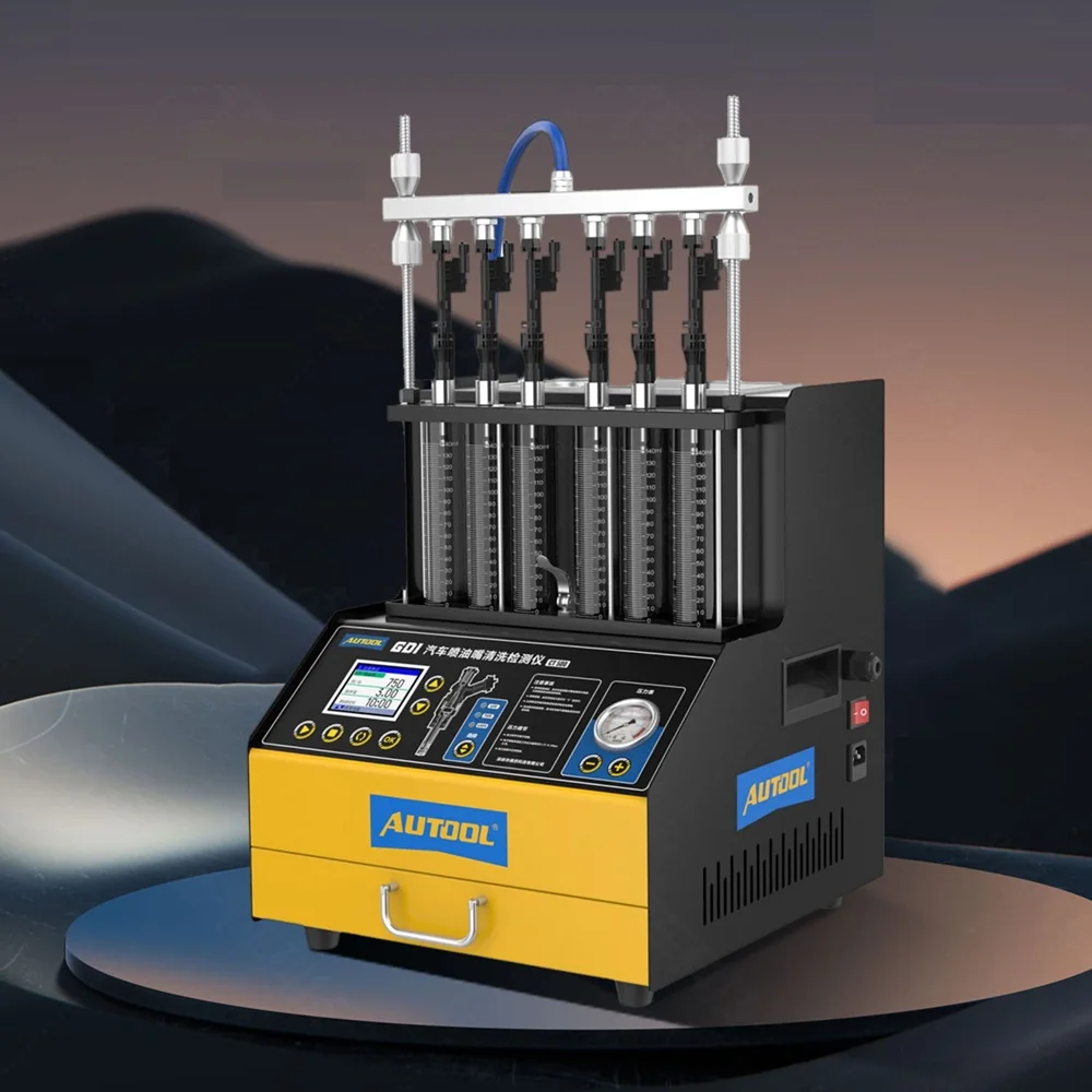 

CT500 GDI EFI FEI Injector Cleaning And Testing Machine for 6-Cylinder Engine Automobile And Motorcycle Repair Tools