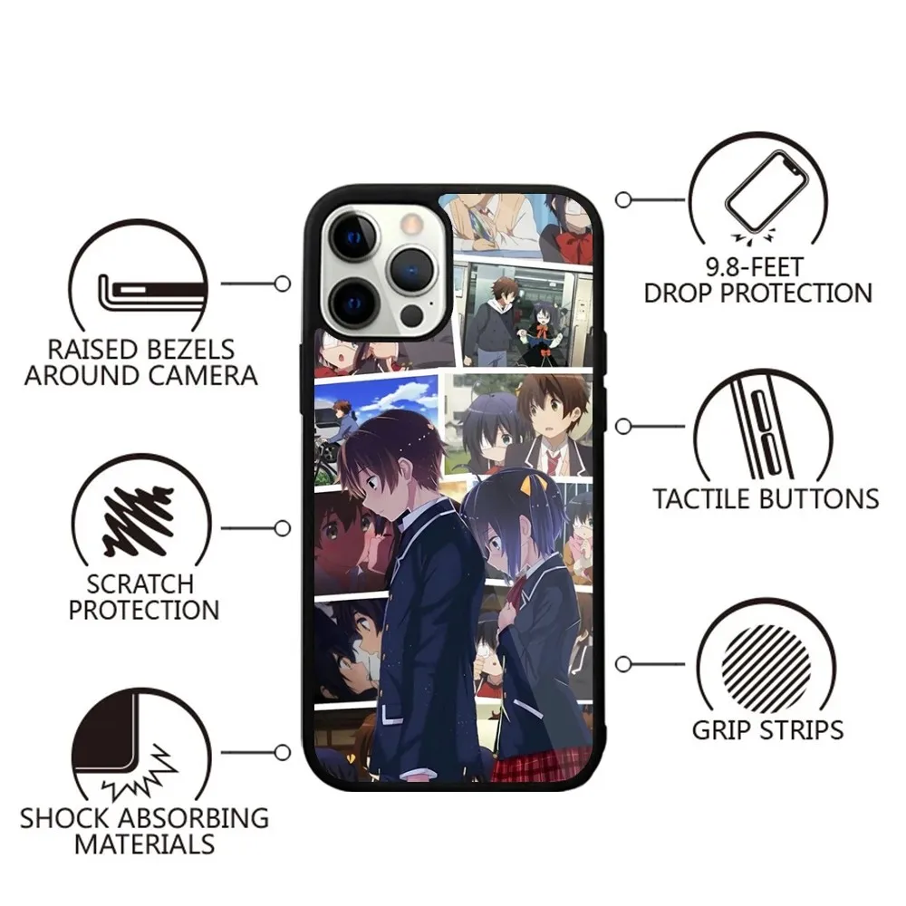 Rikka Takanashi Togashi Yuut Phone Case Strong Magnetic For IPhone15,14,13,Pro,Max,Plus,11,12,Mini For Magsafe Wireless Charging