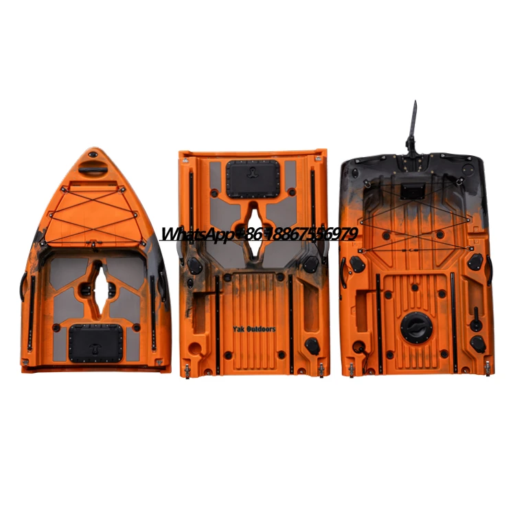 

Yak Outdoors Hull Design HDPE 3-section Tandem Modular Pedal Kayak New for Touring and Lake