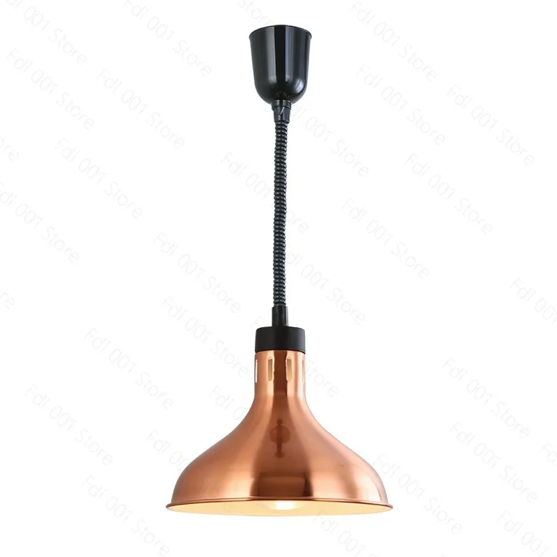 Suitable Foretractable Insulation Lamp Single Head Liftable Hanging Type Food Buffet Barbecue Lamp Food Heating Chandelier
