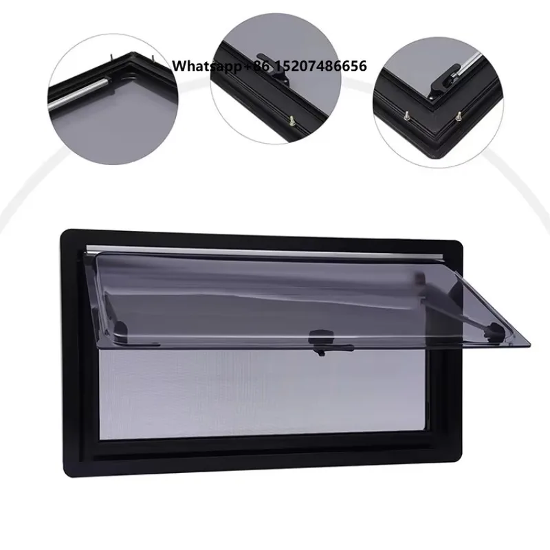 Right-Angle Pop-Out Window Double-Layer Acrylic Glass Aluminum Alloy ABS Conversion Accessory for Type B/C