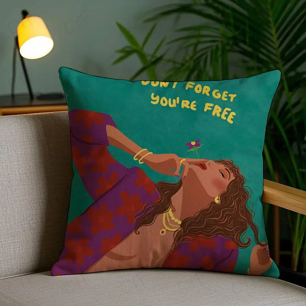 

Art Print illustration Sexy Pillow Case Custom Printed Brushed Fleece Pillow, Baby Skin-Touch, Eco-Friendly Dye-Sublimation Cush