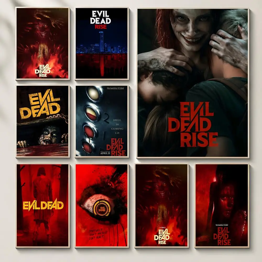 Movie E-Evil D-Dead Rise Poster Poster, Wall Decor Art Print, Abstract Wall Decor Art Print for Living Room