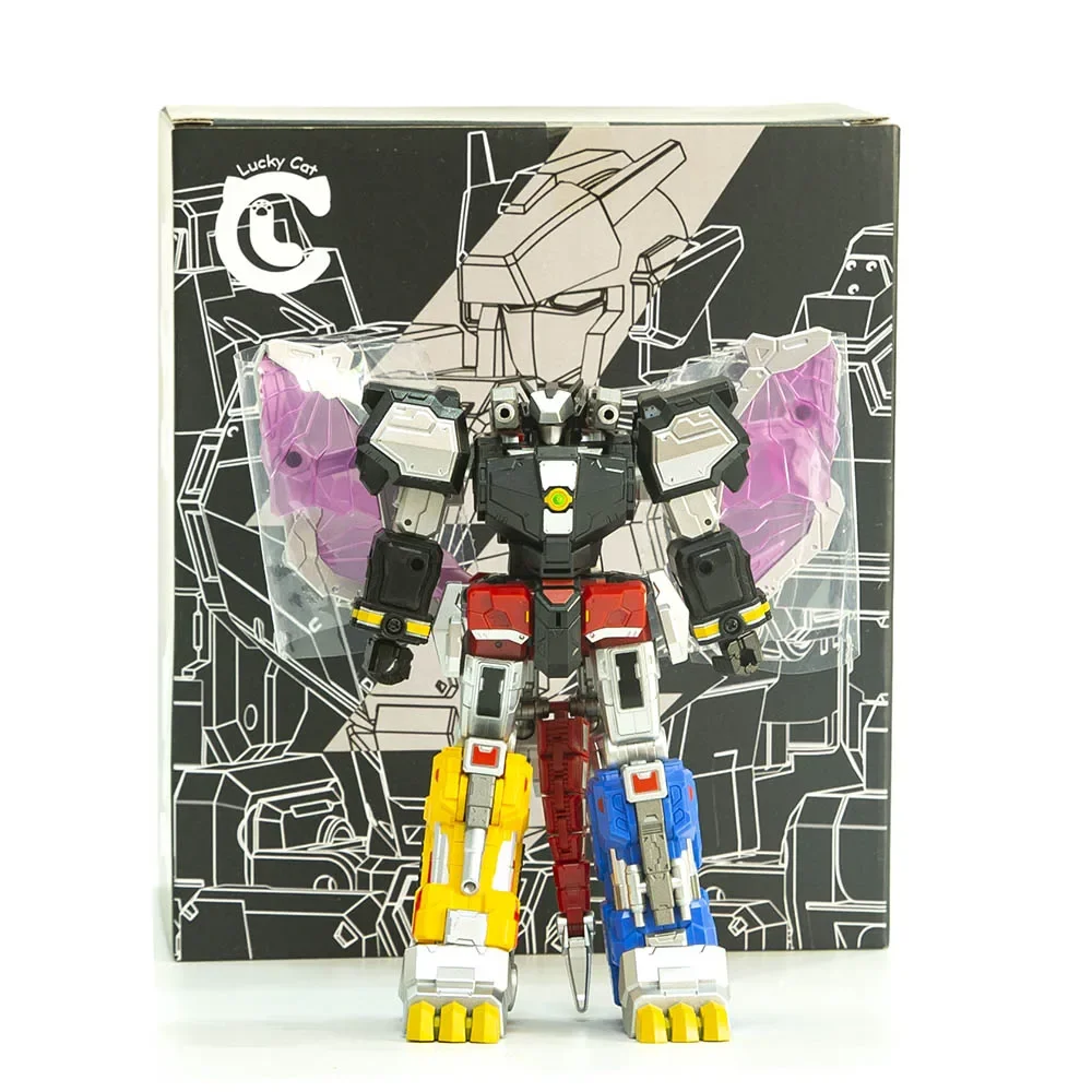 New Transform Robot Toy Lucky Cat Micro Cosmos MC-03 MC03 mini Beast Lord Meagzord set of 5 Figure toy in stock