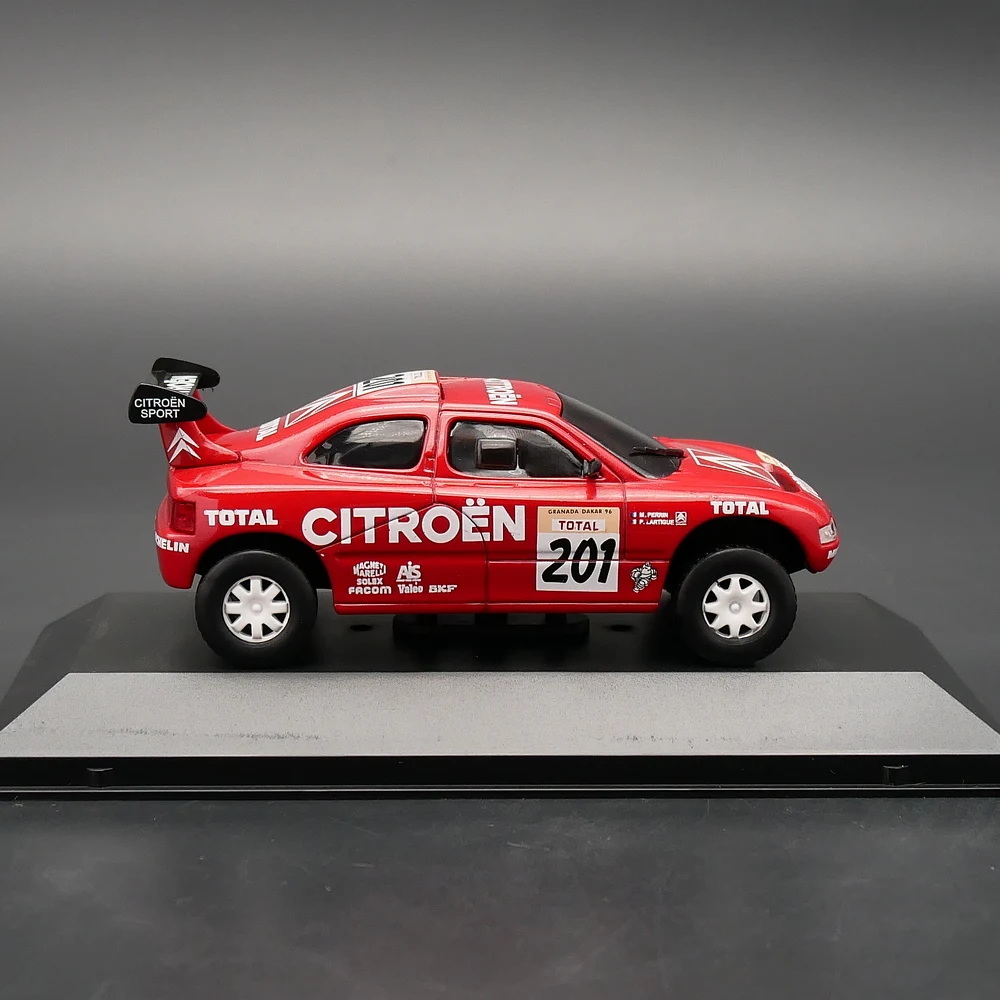 Ixo 1:43 Citroen ZX Rallye Raid 1996 Diecast Car Model Metal Toy Vehicle