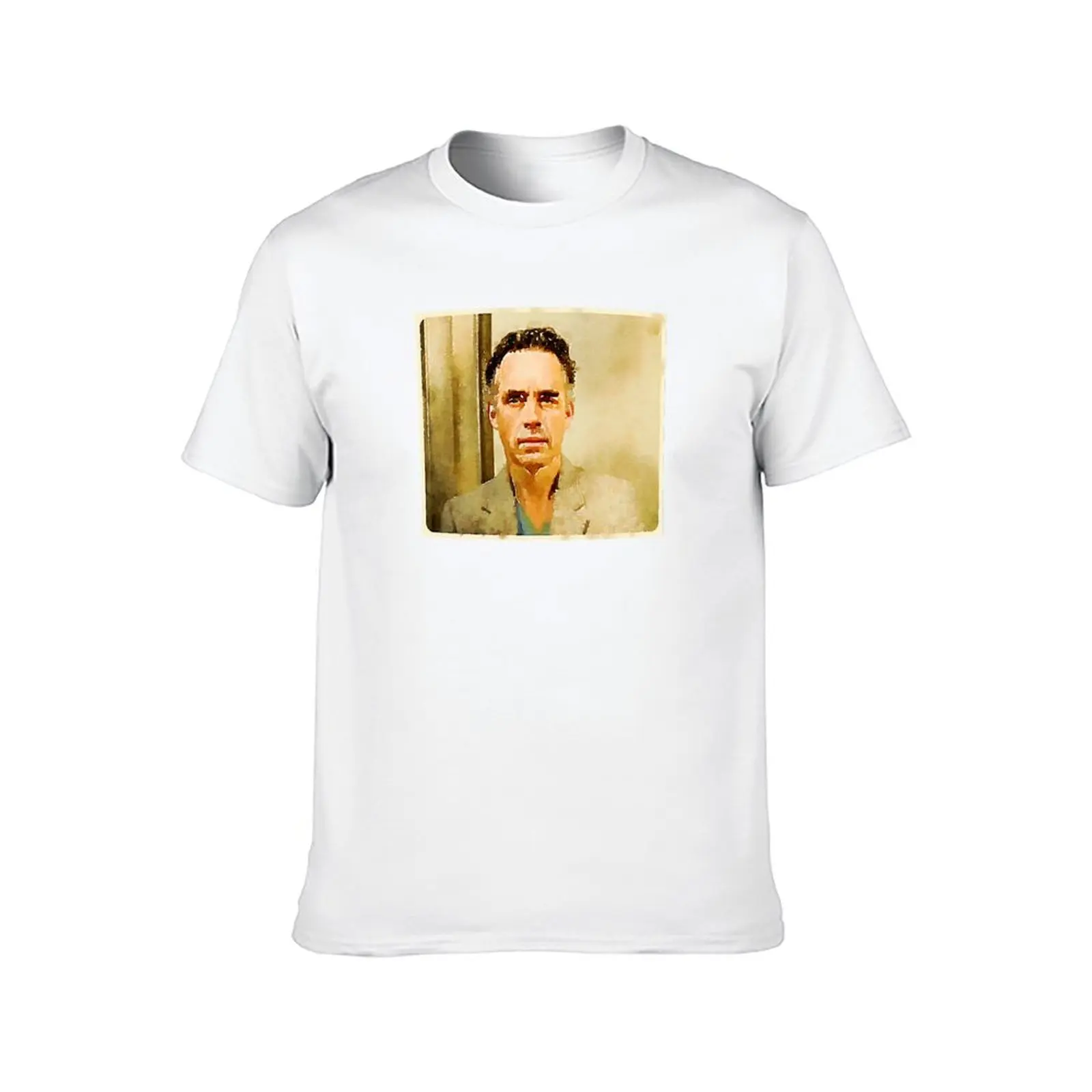 Jordan Peterson Watercolour T-Shirt customs plain funny costumes mens cotton t shirts