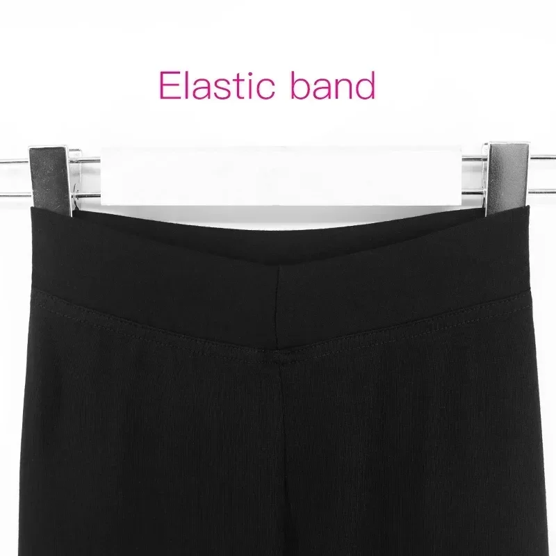 

Женские хлопковые балетные брюки для девочек и взрослых, эластичные брюки-клеш с высокой талией для танцев, брюки-клеш, широкие спортивные балетные штаны для йоги