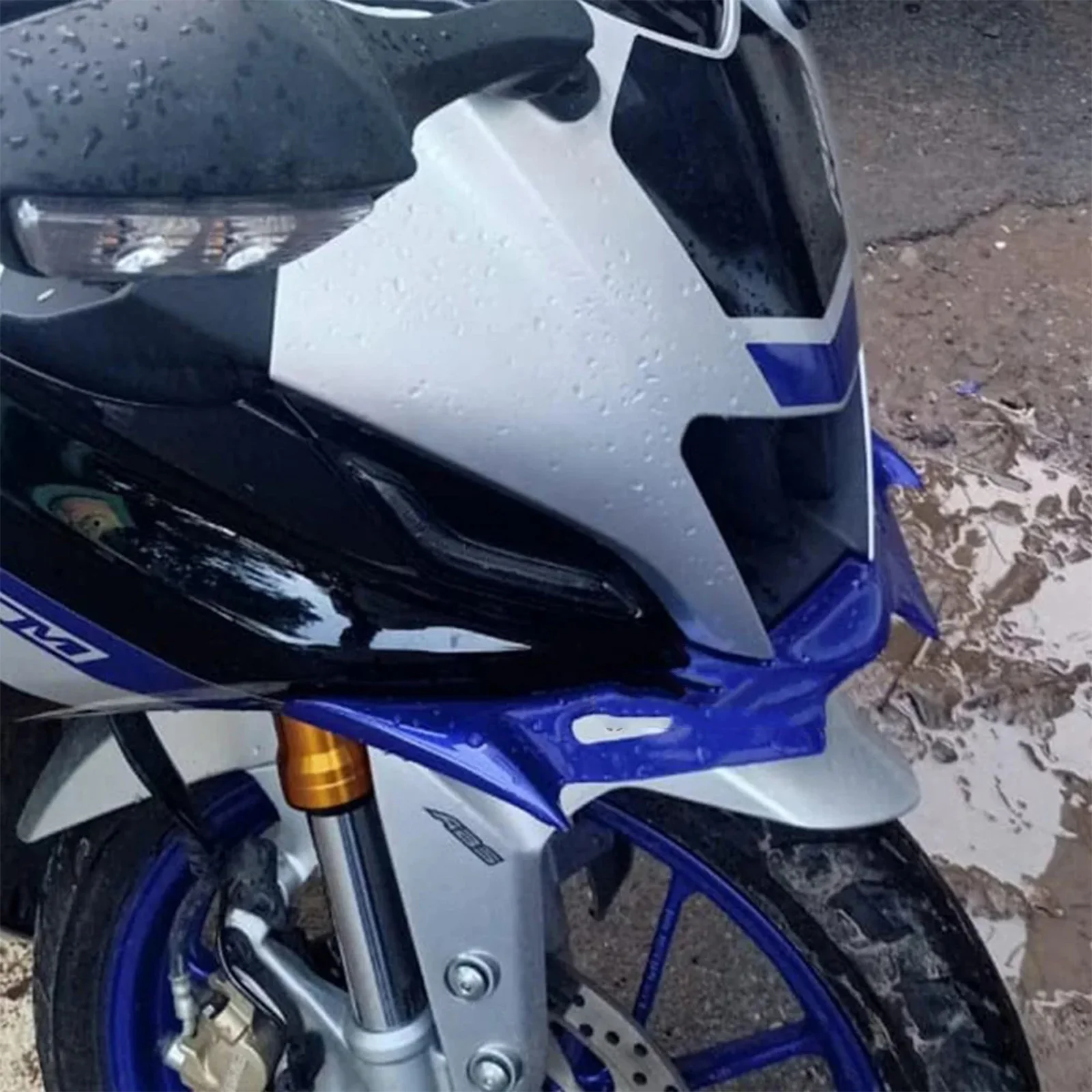 غطاء حماية الجناح الأمامي للدراجة النارية لياماها YZF R15 V4 R15M 2021 2022 2023 ملحقات أجنحة الديكور #5