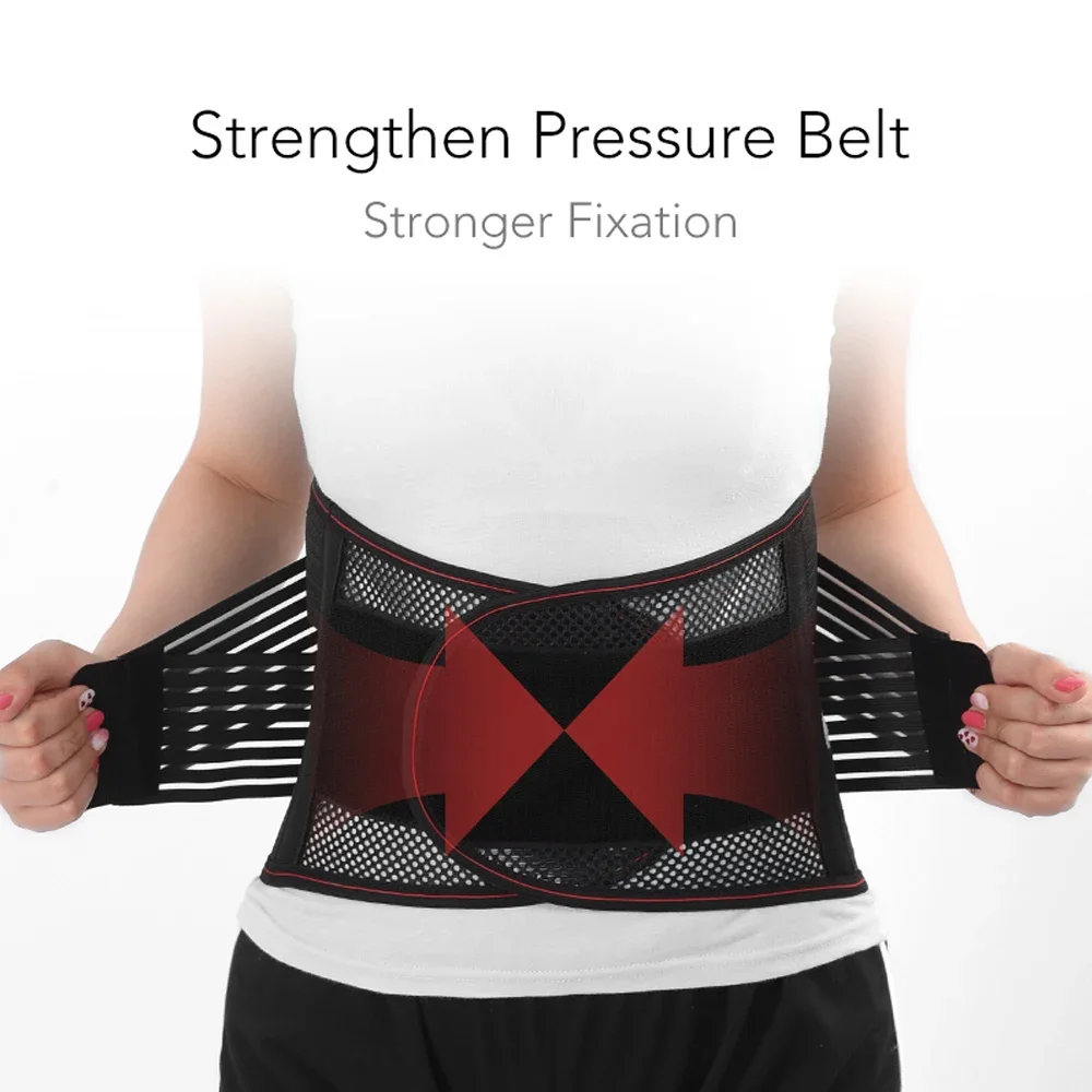 Adjustable Medical Lumbar Support Belt Disc Herniation Orthopedic Strain Pain Relief for Back Spine Decompression Brace