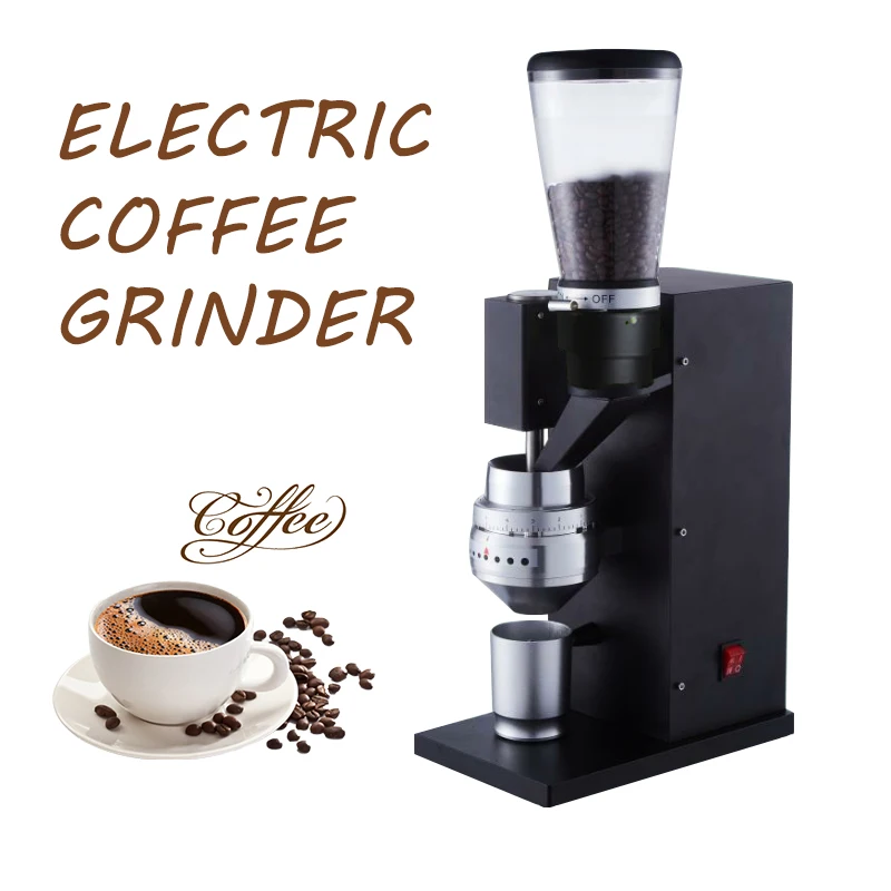 

Italian Electric Coffee Bean Grinder Automatic Timing Stainless Steel Coffee Grinder Italian Grinder 220V