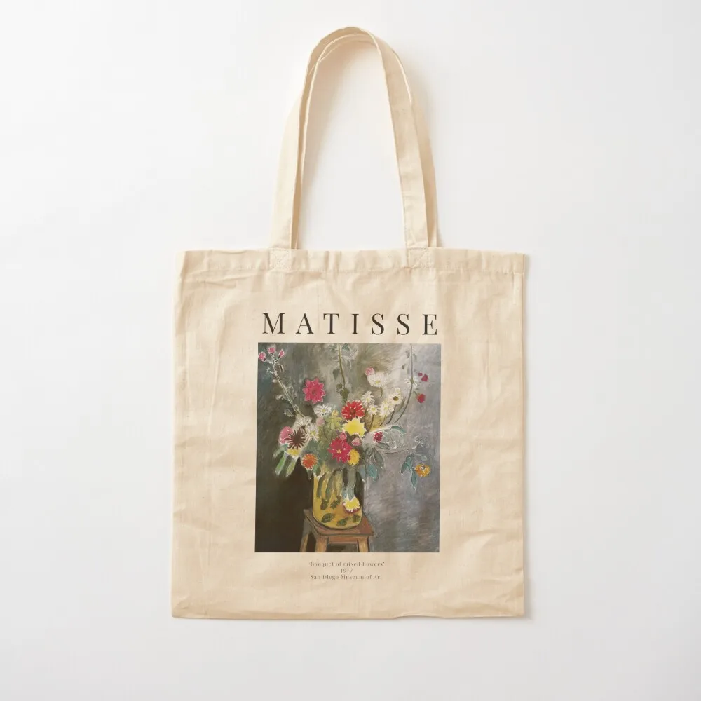 Henri Matisse - Bouquet of mixed flowers - Exhibition Poster Tote Bag