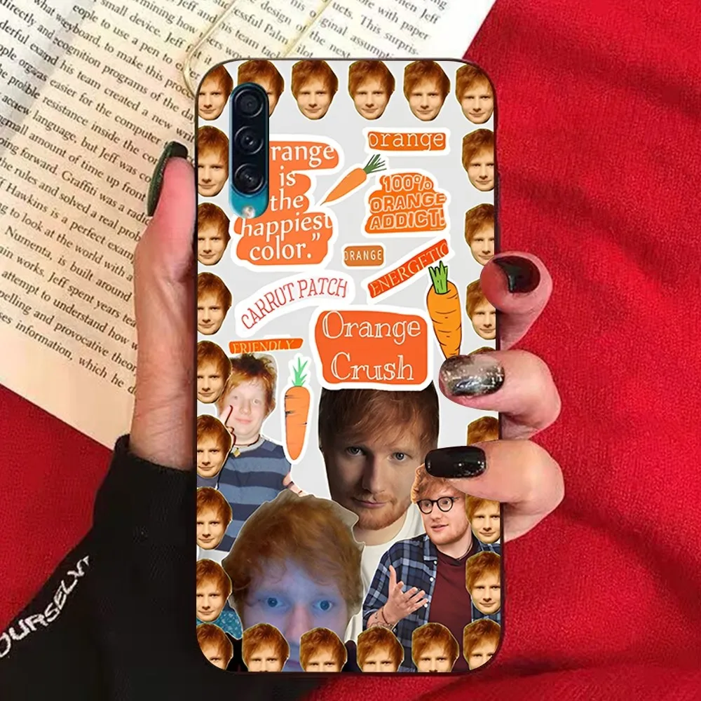 E-Ed Singer S-Sheeran Phone Case For Samsung A 10 11 12 13 20 21 22 30 31 32 40 51 52 53 70 71 72 73 91 13 shell