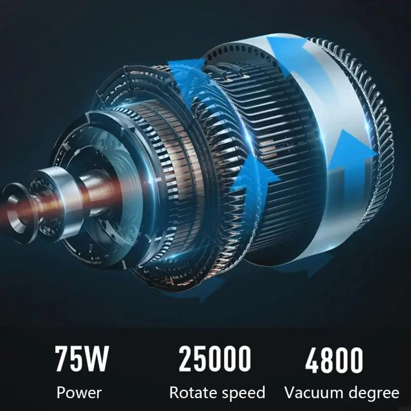 

B5XD Car Vacuum Cleaner Portable High Power Handheld Auto for Interior Detailing