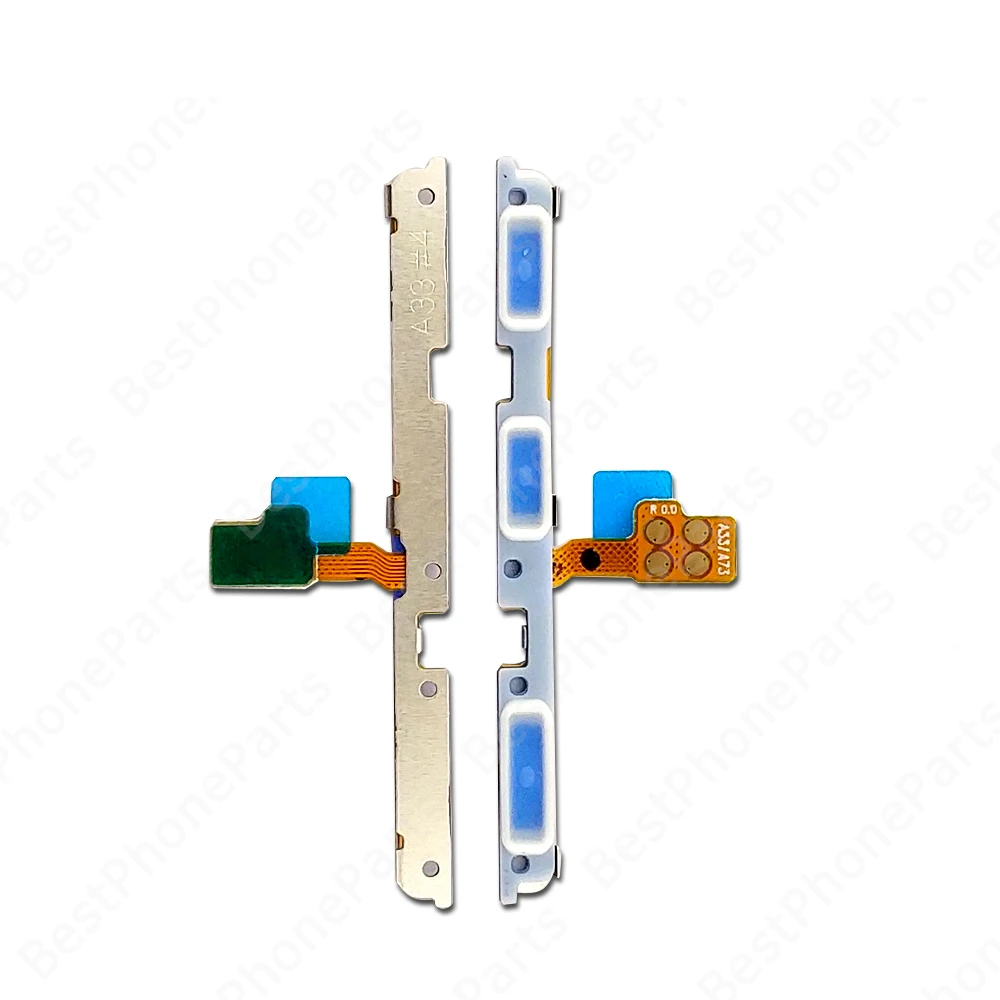 Power On Off Mute Flex Cable For Samsung Galaxy A13 A23 A33 A53 A73 5G A03 Core A03s Key Side Button Volume Replacement