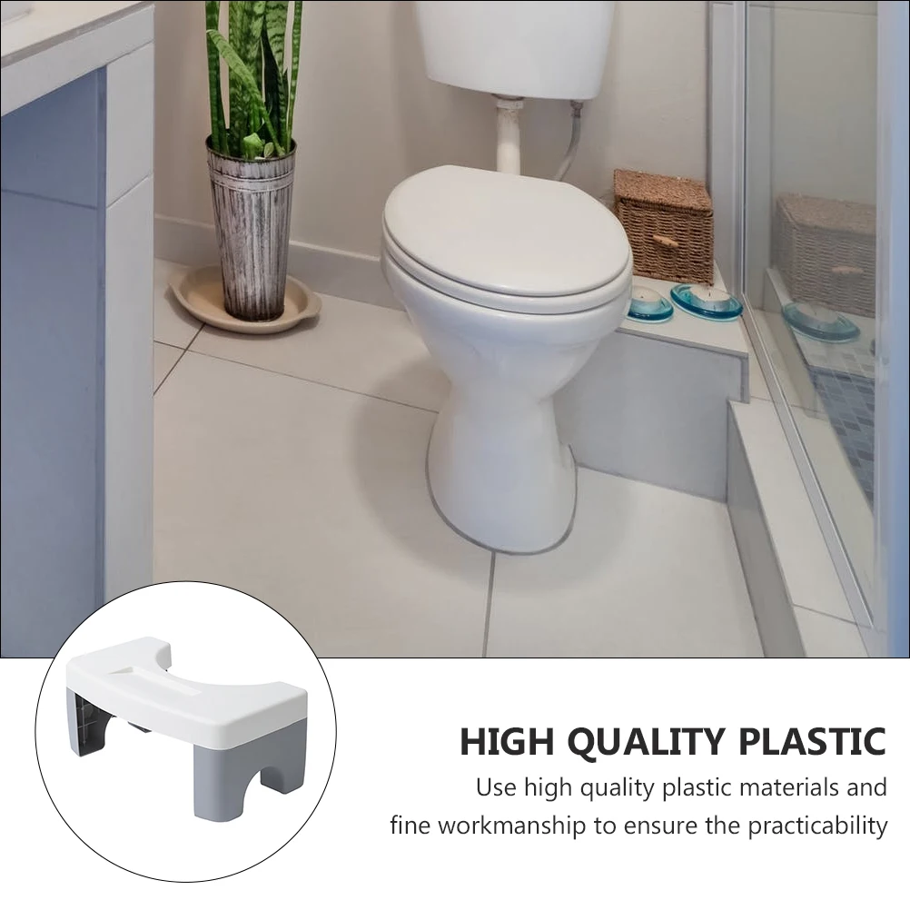 

Folding Footstool For Toilet Training Stable Thick Non-Slip Wear-Resistant Bathroom Gift Home Use Thicken Toilet