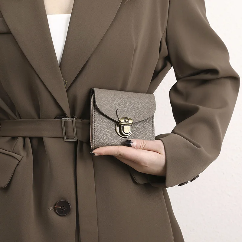 New High-Quality Short Wallet Card Holder Exquisite Coin Purse