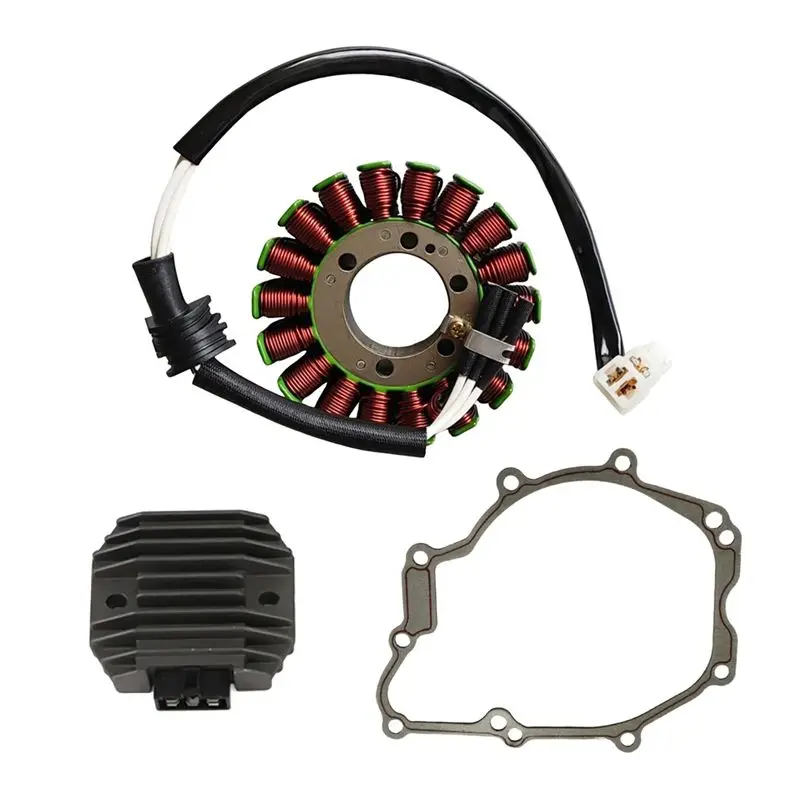 Better-Magneto Coil Stator Voltage Rectifier Gasket Assy For YZF R6 R6S YZFR6 YZFR6S 4JH-81960-00-00 Motorcycle Parts