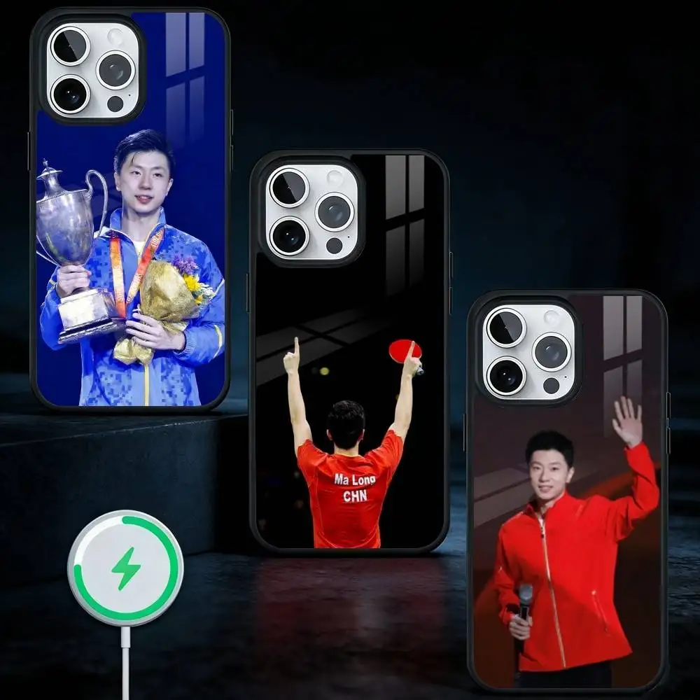 

Chinese table tennis player M-Ma Long Phone Case For iPhone17,16,15,14,13 Plus,Pro Max Magnetic For Magsafe Wireless Charging