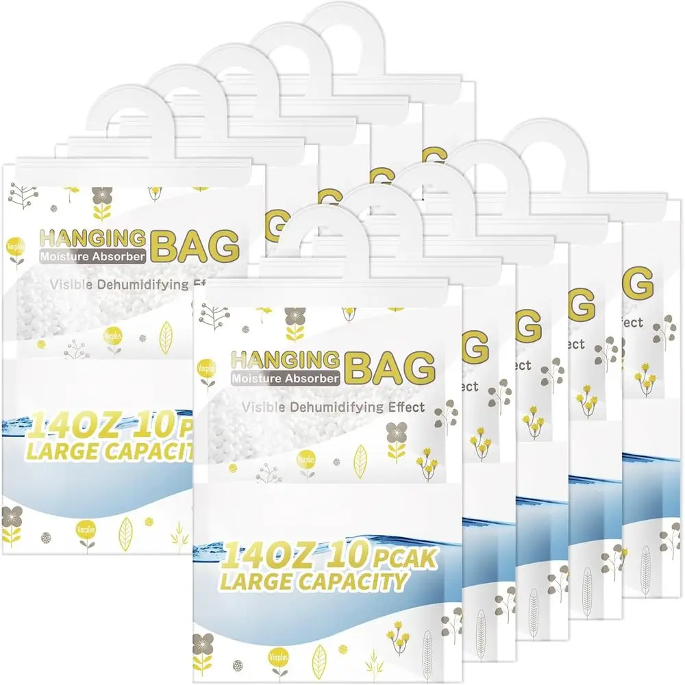 

Набор из 10 подвесных влагопоглощающих мешочков с ароматизатором, 14 унций