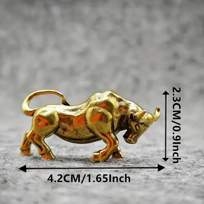 Miniatur-Metallskulptur im Vintage-Stil mit 3D-Stierkampf – perfekt für Heim- und Bürodekoration, Schlüsselanhänger-Charm oder Sammlergeschenk – Detail 1