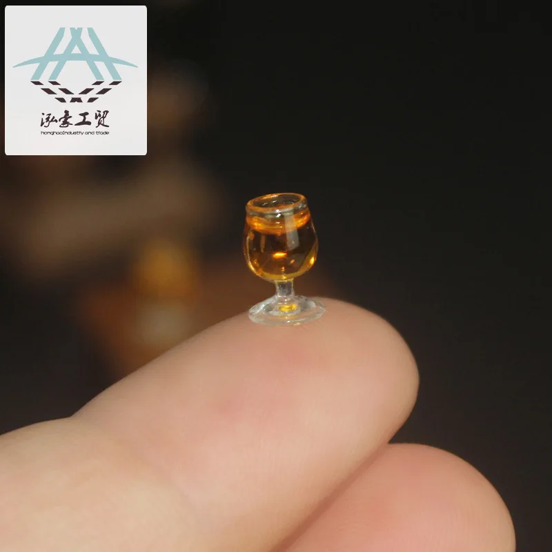 Zestaw miniaturowych akcesoriów do domku dla lalek w skali 1:12, symulacja whisky, model DIY, zabawki, rekwizyty fotograficzne do sceny baru, dekoracja.