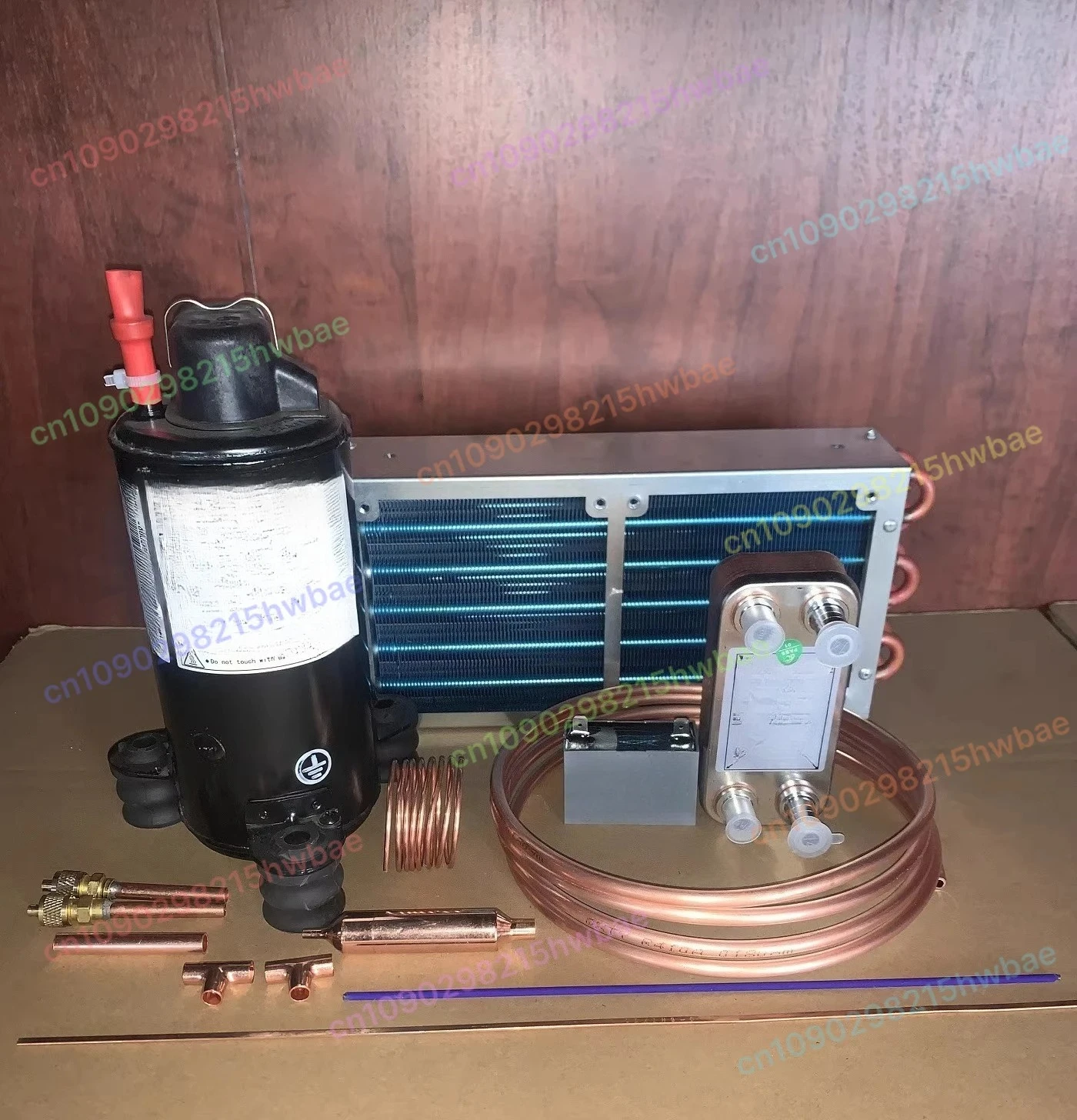 DIY Mini AC Waterkoeler Compressor Kit Complete koelonderdelen Condensor Verdamper Home Cooling Project - afbeelding 1