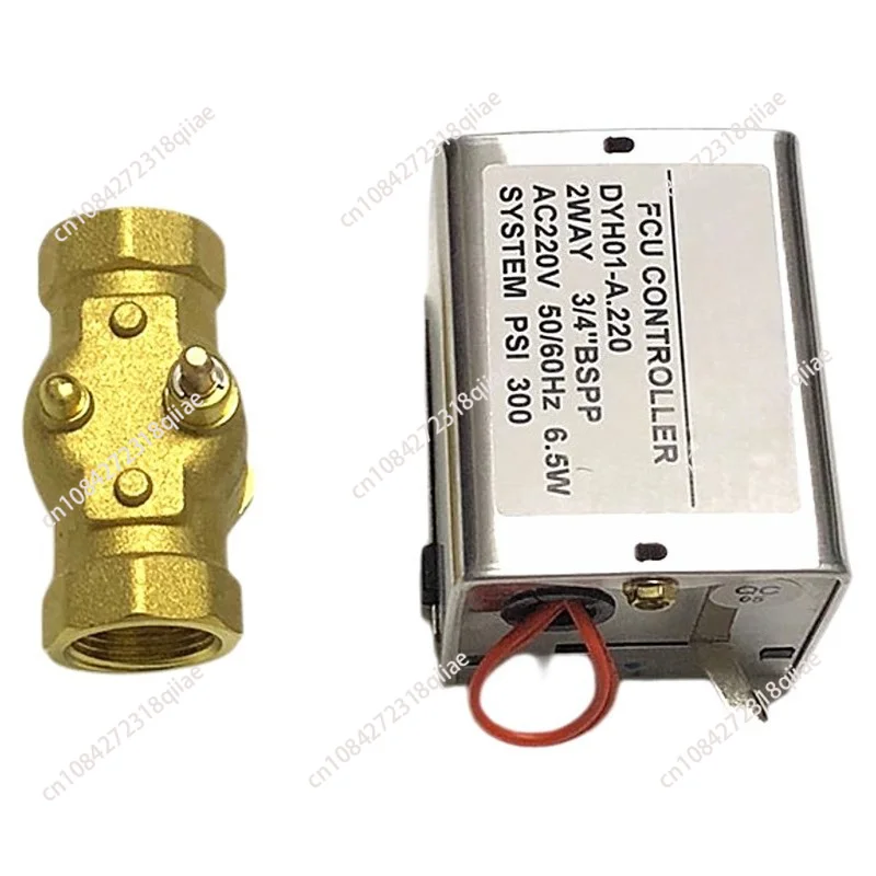 Central air conditioning electric valve actuator two-way regulation solenoid valve DN20/6 points fan coil electric