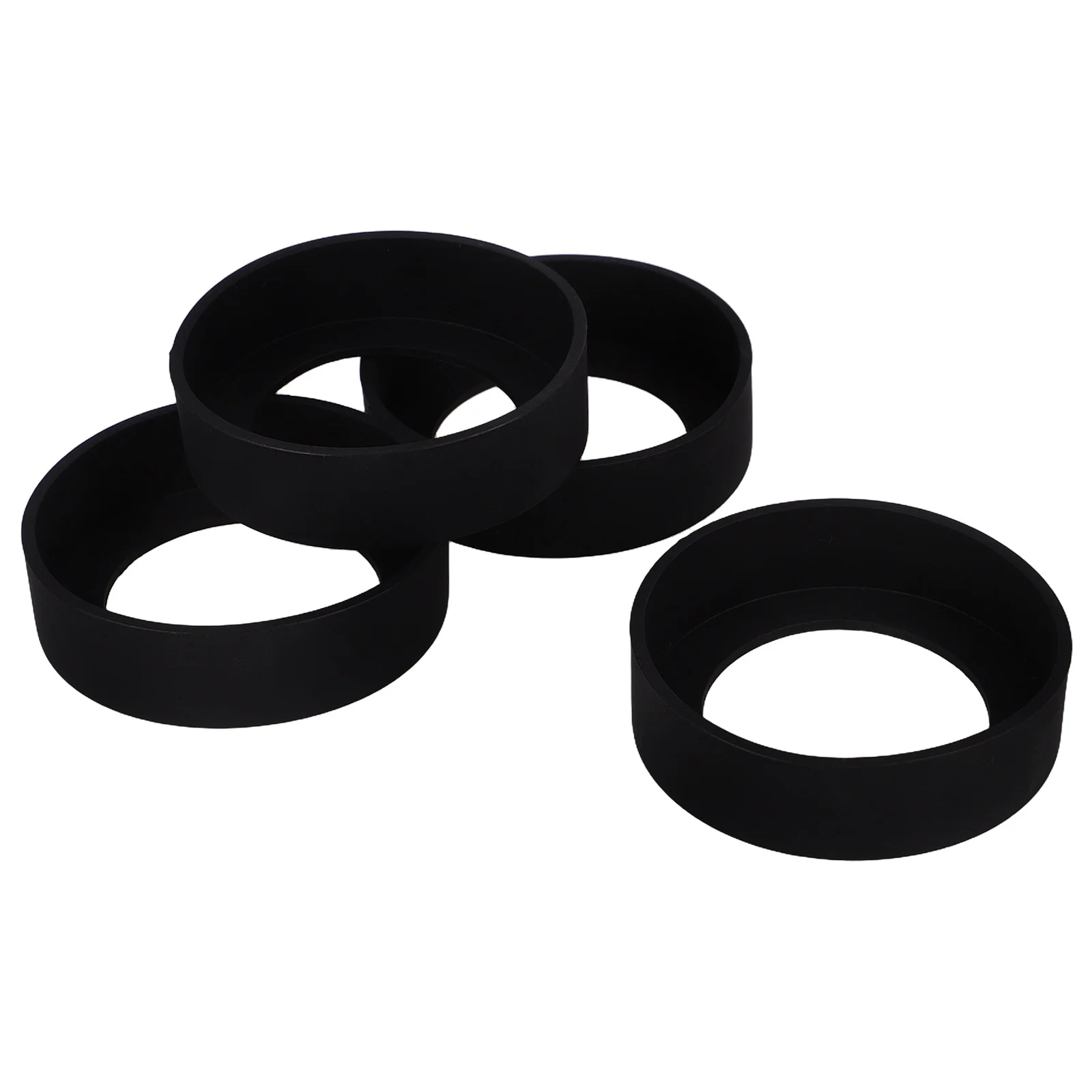 

4pcs Silicone Protective Sleeve For Oil Bottles Heavy Duty Non-Slip Insulation Cover Kitchen Condiment Jar Cushion Mug Cup