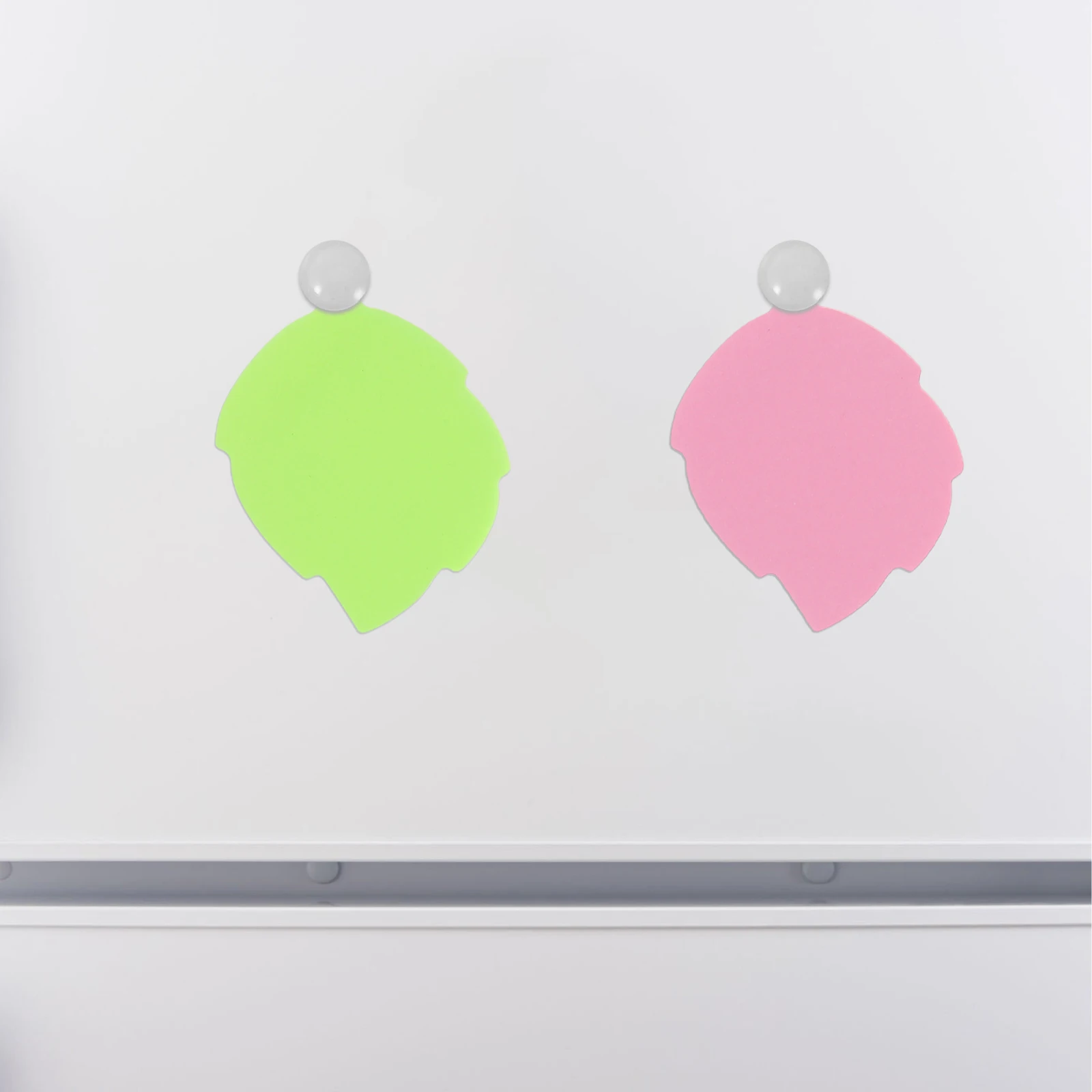 16Pcs Leaf Design Self Adhesive Memo Notes Colorful Fluorescent Paper for School Office Home Use Adhesive Note Pads