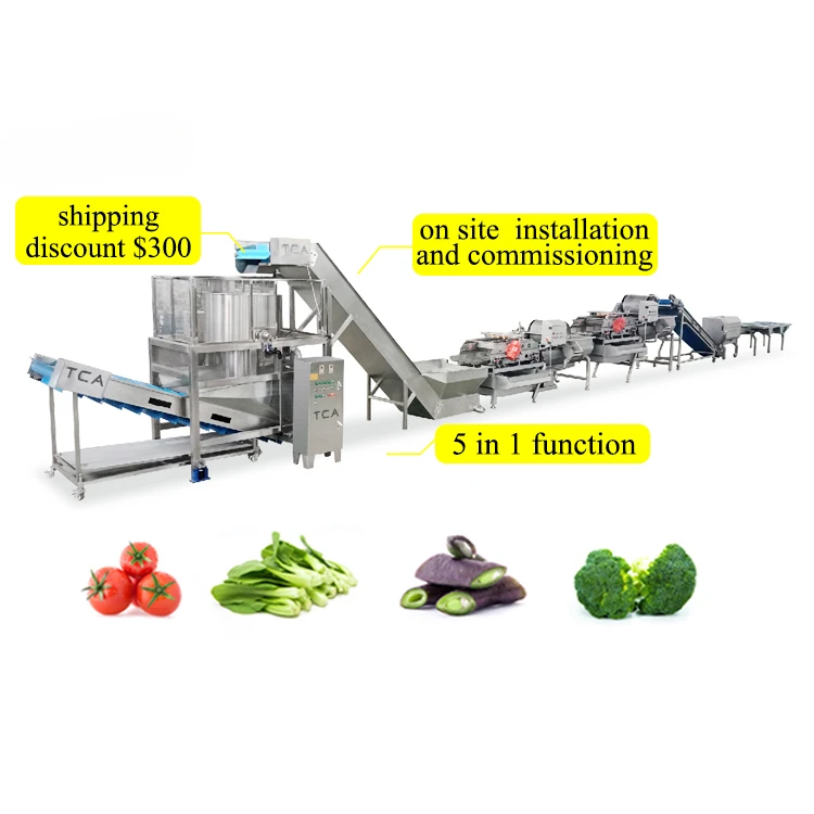 Ultrasonic Ozone Green Leaves Salad Cabbage Washing Fruits And Vegetable Cleaner Machine Fruit Washer Price