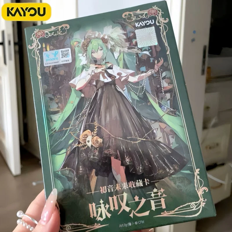 cartes-authentiques-hatsune-miku-kayou-accessoires-d'anime-cartes-de-collection-aria-mignonnes-cartes-flash-jouets-cadeaux-de-vacances-et-d'anniversaire