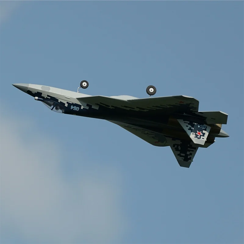 XFly Xunfei Dual 40mm Su-57 Dual Engine Channel Fighter Electric Model Aircraft Fixed Wing