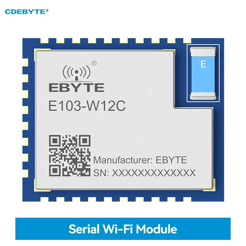 

WIFI Module DA16200 SoC Serial CDEBYTE E103-W12C MQTT HTTP Low Power AT Command AP STA 7 Sockets TCP UDP Ceramic Antenna