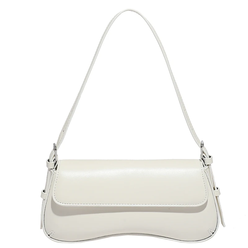 

Высококачественные женские сумки из искусственной кожи, сумка-багет, модные женские сумки через плечо, повседневные женские однотонные сумки через плечо